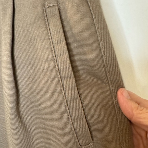 Vintage 90’s Esprit tan 100% Cotton skirt with cool buckle size 11/12 P1.2 - Picture 2 of 16